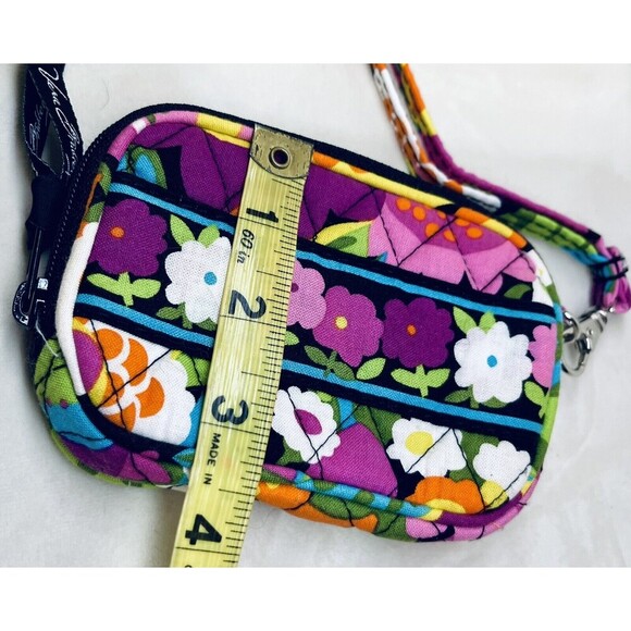 Vera Bradley Zip Around Wallet Wristlet Va Va Bloom Pink Floral - Picture 4 of 7